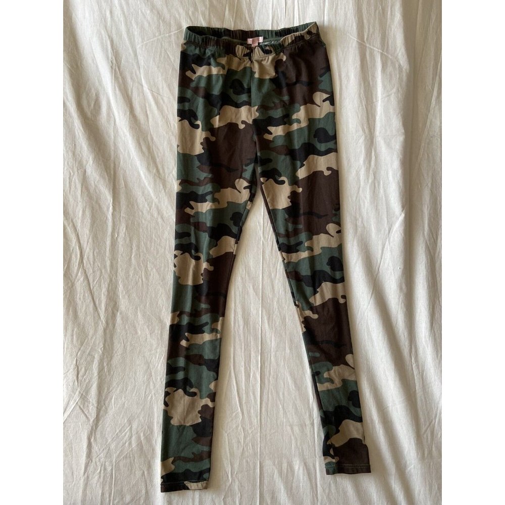 Me N U Girl's Camo Legging - Size 14